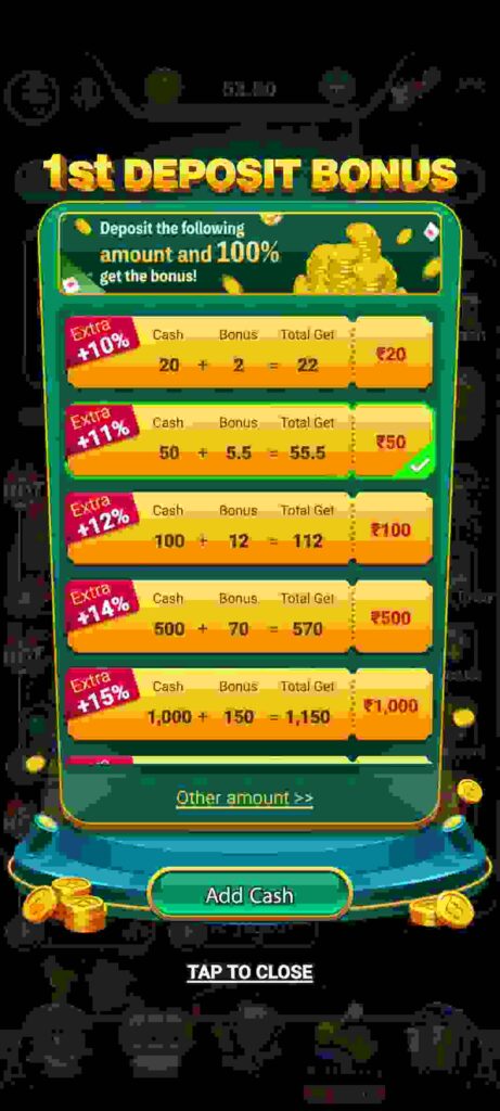 How to Add Cash in Jai Ho Rummy APK?